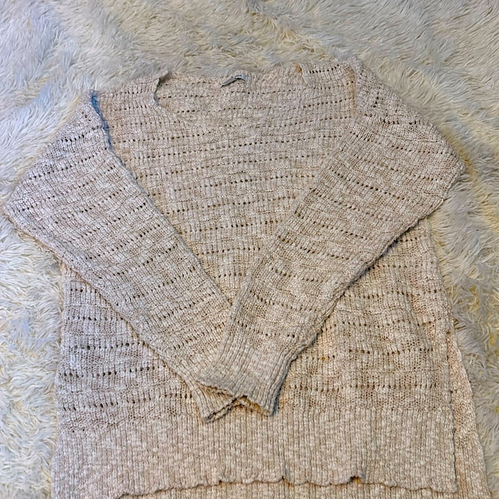 American eagle x small cream sweater
